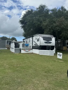 beach trailer for sale - Newer RV beach trailer now available at Goose Creek in Newport NC