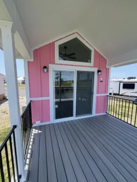 beach trailer for sale - BRAND NEW park model in new Atlantic RV Resort in Atlantic NC-amazing views from the front porch